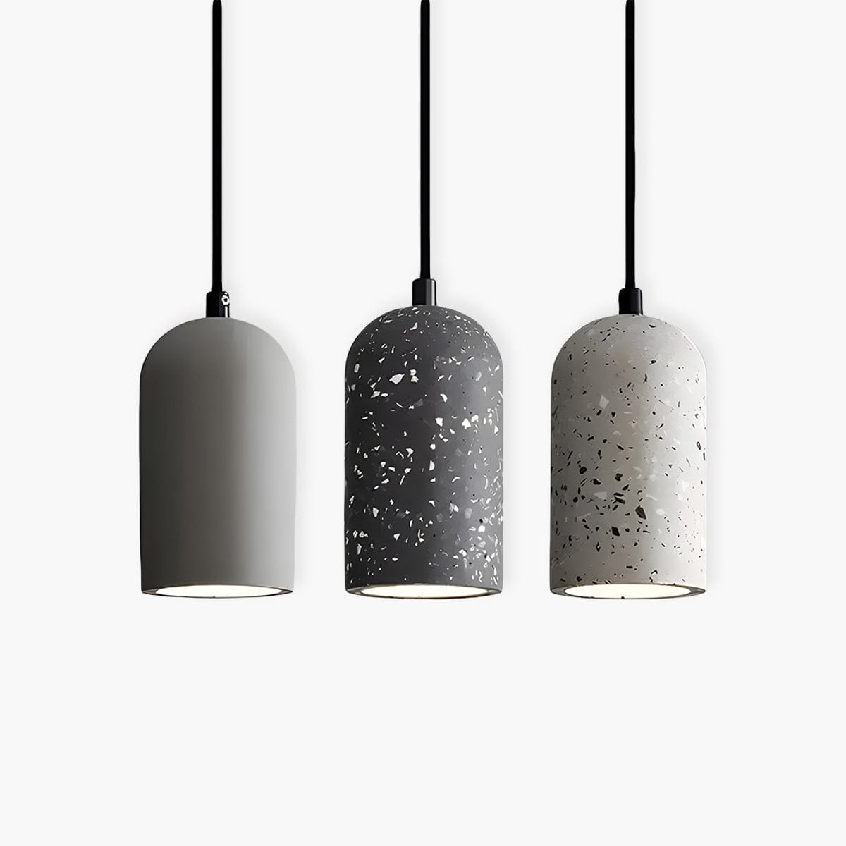 FORGI Concrete Pendant Light - Modern Industrial Lighting Fixture