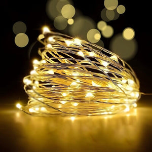 Fairy String Lights – 8 Modes, USB Powered, Remote-Controlled