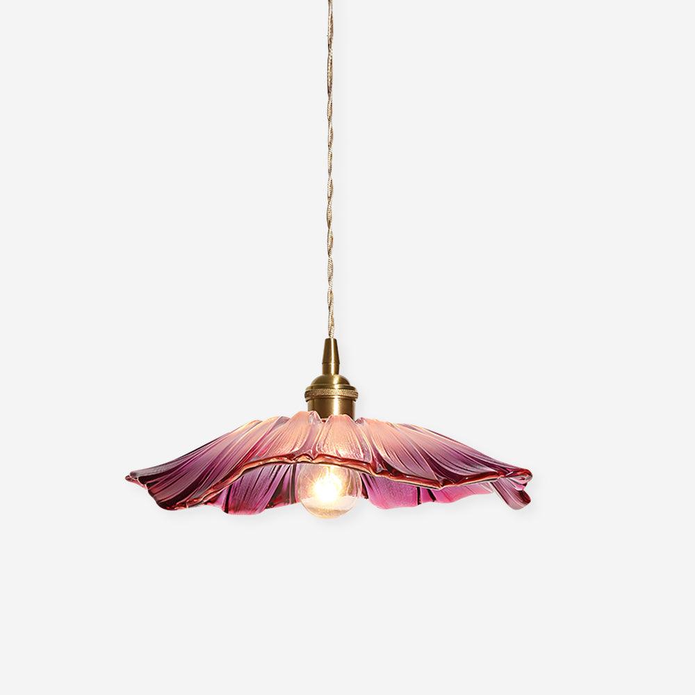 Vintage Flower Glass Pendant Light – Timeless Elegance for Your Home