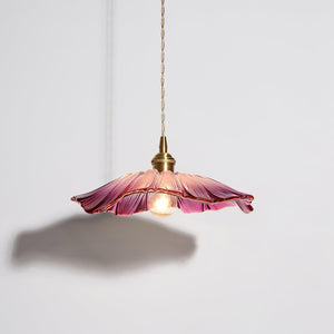 Vintage Flower Glass Pendant Light – Timeless Elegance for Your Home