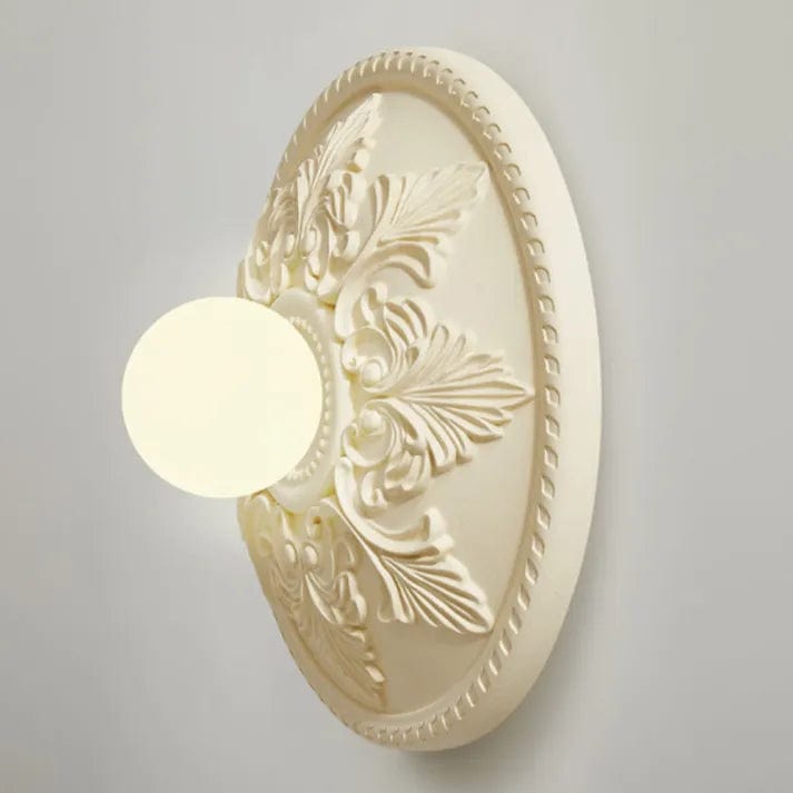 Modern Resin Milky Coffee Wall Light Fixture – Elegant G9 Lighting