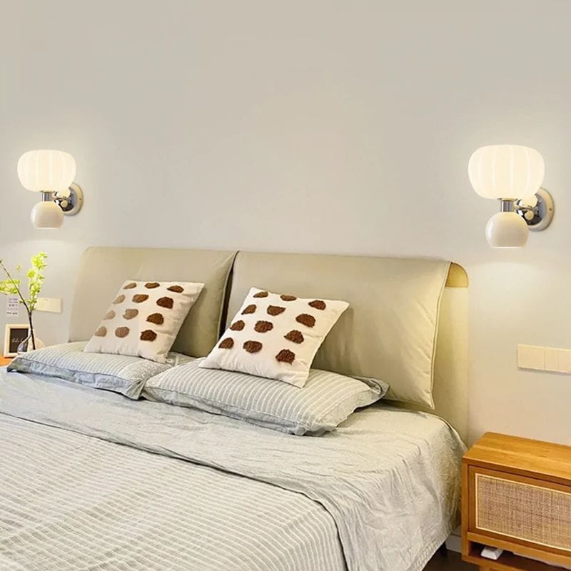 Modern LED Wall Lamps – Cream Finish