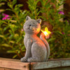 Glimmering Garden Cat – Solar-Powered Outdoor Light