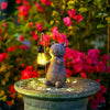 Golden Glow Cat – Solar-Powered Garden Light