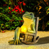 Glowing Garden Frog - Solar-Powered Outdoor Light