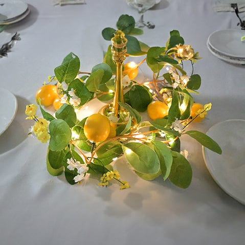 Luminous Lemon Lights – Elegant Fairy Garland |