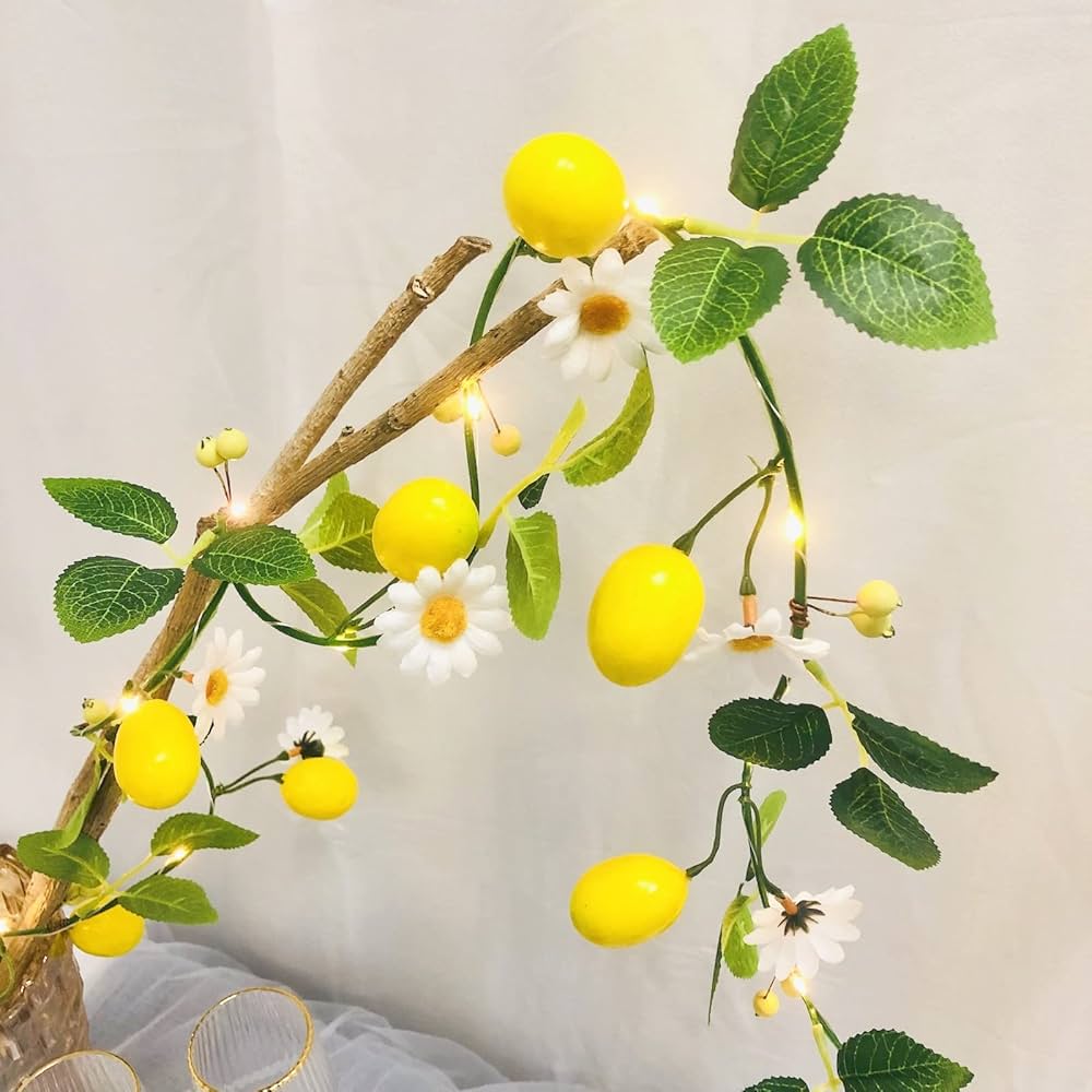 Luminous Lemon Lights – Elegant Fairy Garland |