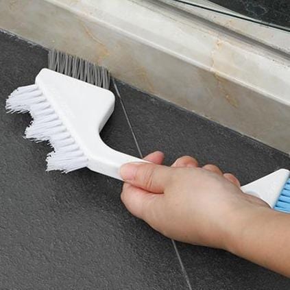 3-in-1 Grout Brush Cleaner – Deep Cleaning Tool for Grooves