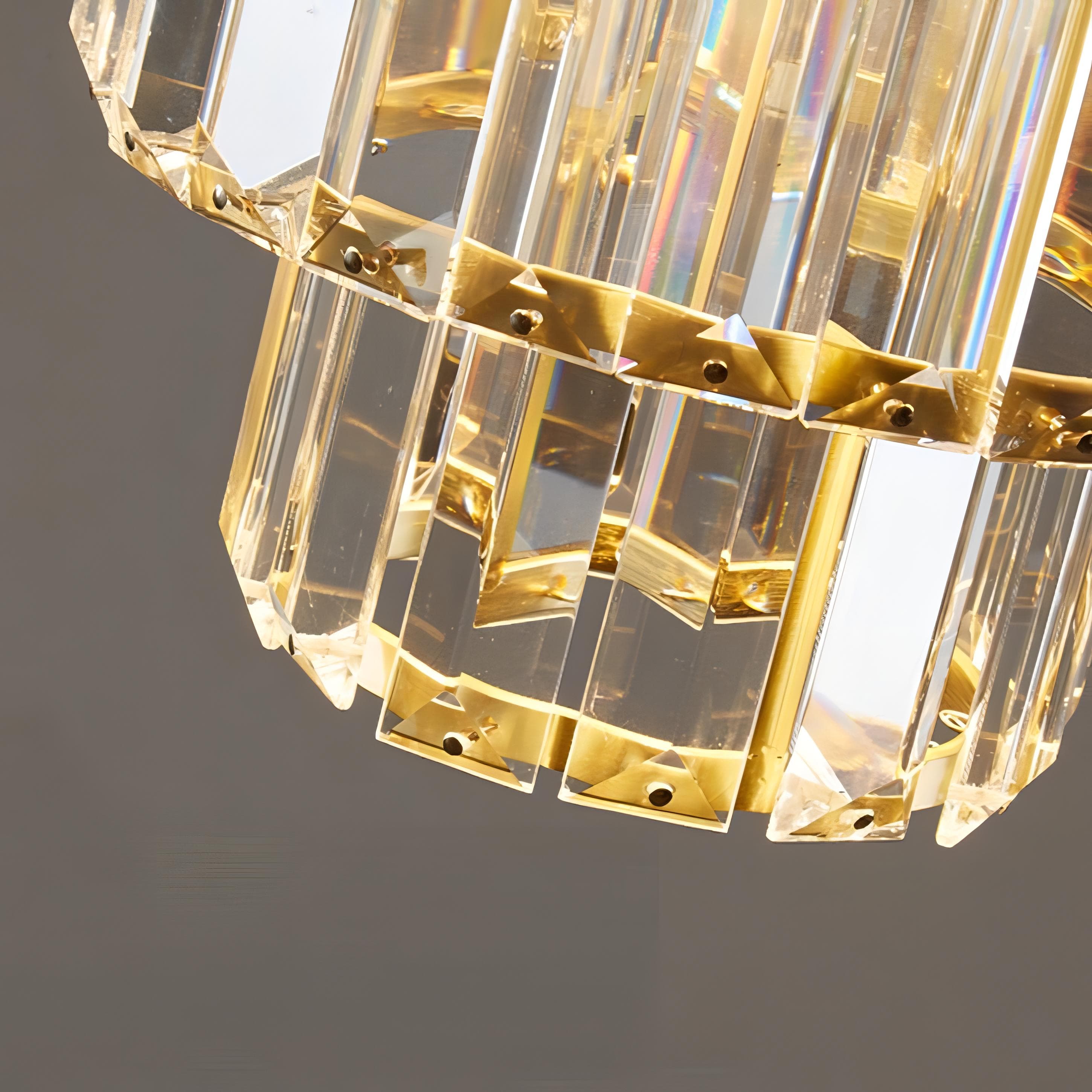 Fernando Glass Crystal Ceiling Pendant Light - Elegant Design