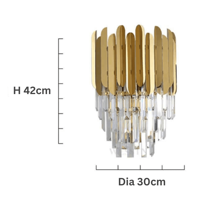 Elegant Stainless Steel Wall Light - Warm & Cool White Options