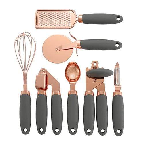 Rose Gold Kitchen Set – Elegant Meal Prep Essentials (7-Piece)