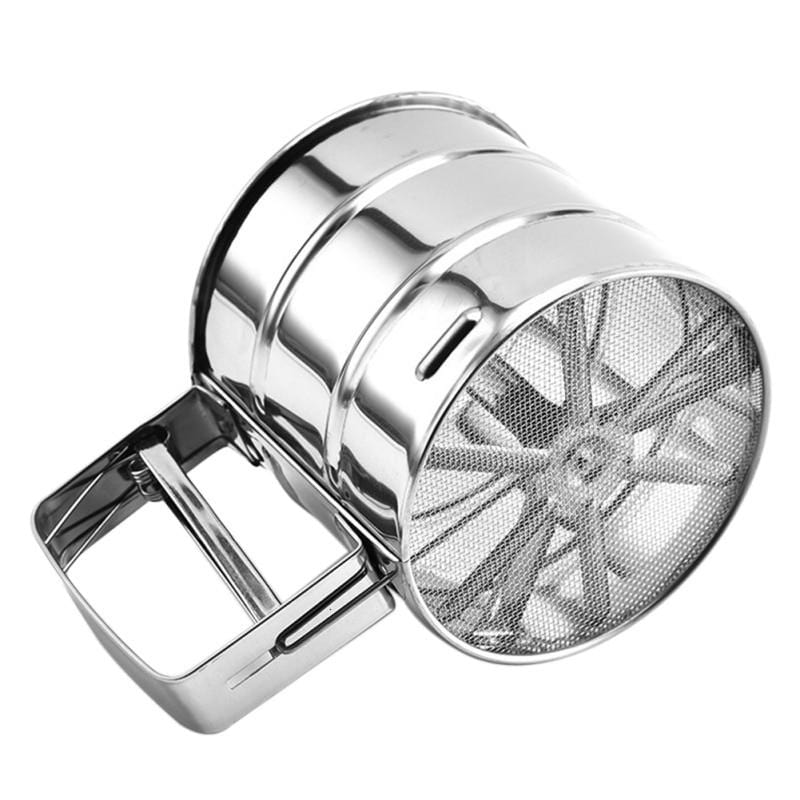 Stainless Steel Sifter – Durable & Dishwasher Safe (Gold/Silver)