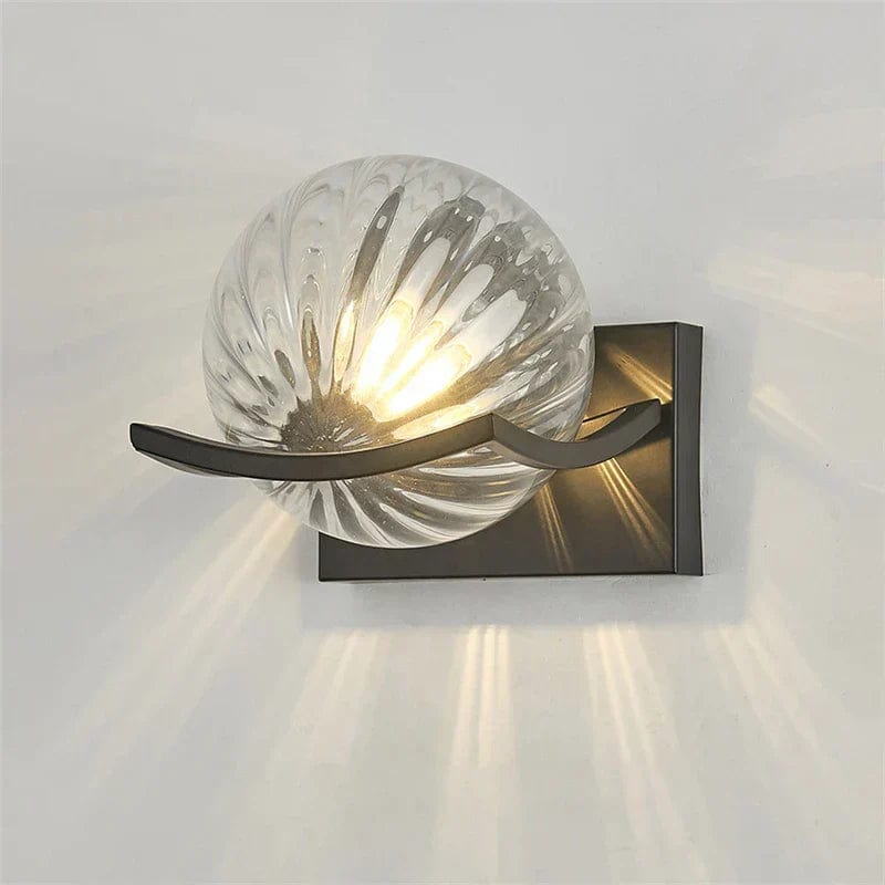 Modern LED Wall Lamp – Elegant Glass Lighting Fixture