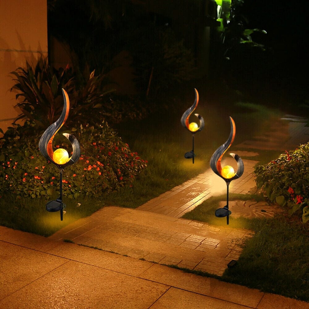 Solar-Powered Garden Lights - Weatherproof, Elegant Design