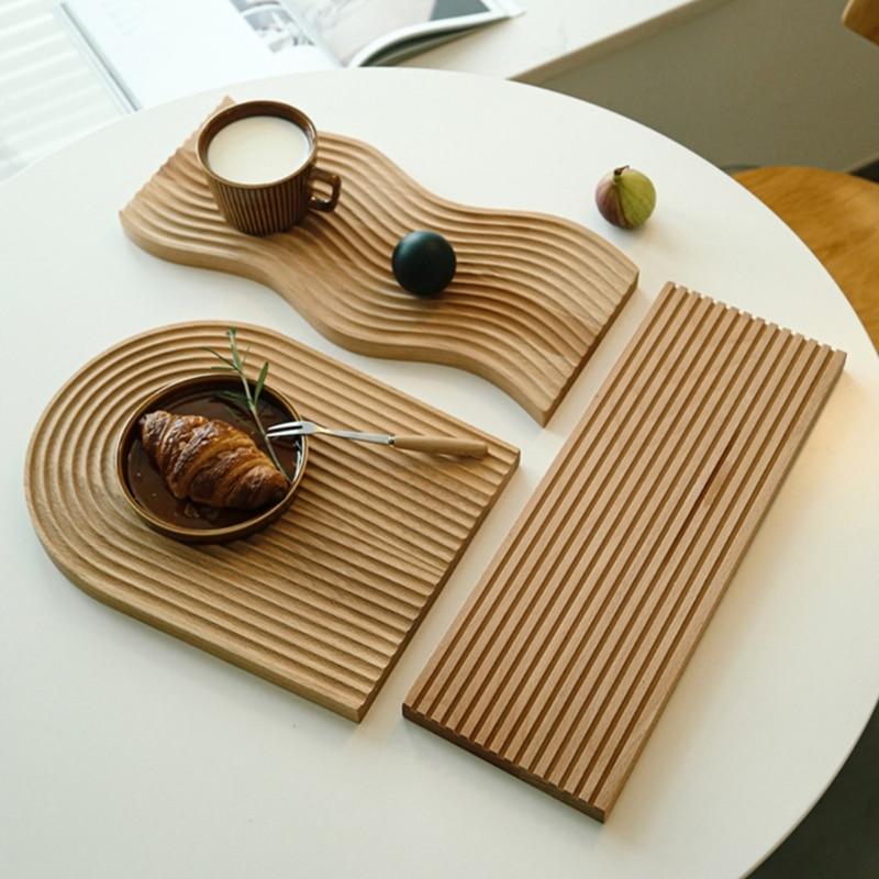 Lumi Serving Board – Elegant Natural Beech Wood Tray (Multiple Sizes)