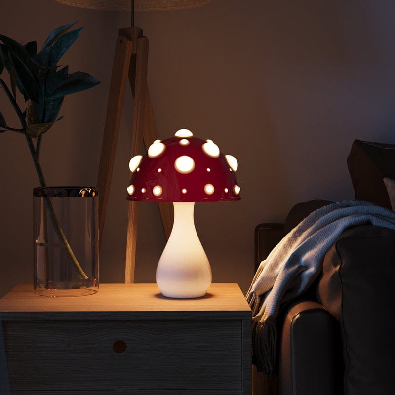 Manita Mushroom Lamp – Whimsical Amanita-Inspired Design