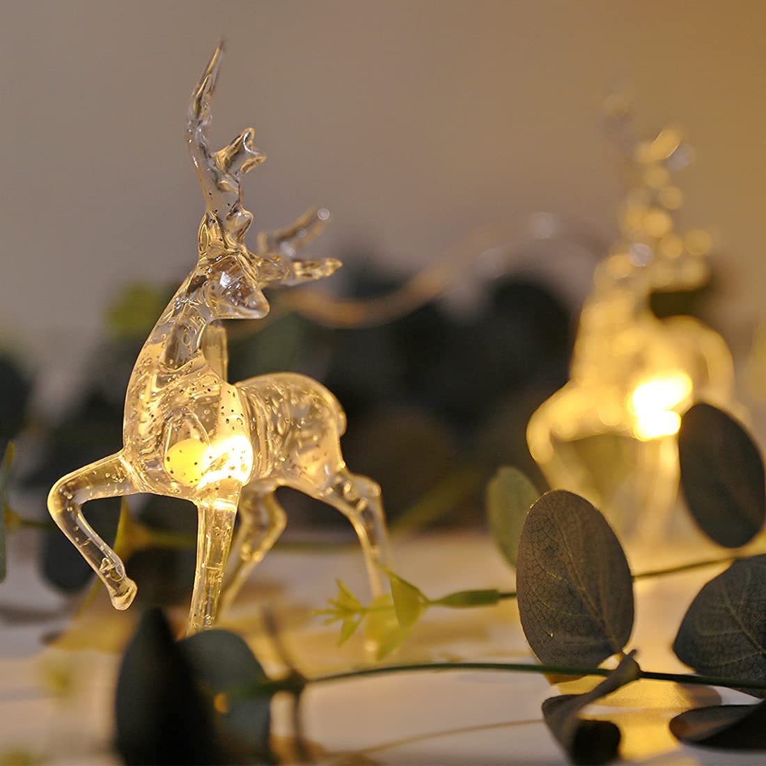 LED Christmas Reindeer String Lights – Festive Holiday Décor