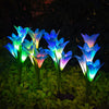 Lunar Lily Light - Solar-Powered Garden Flower Lamp