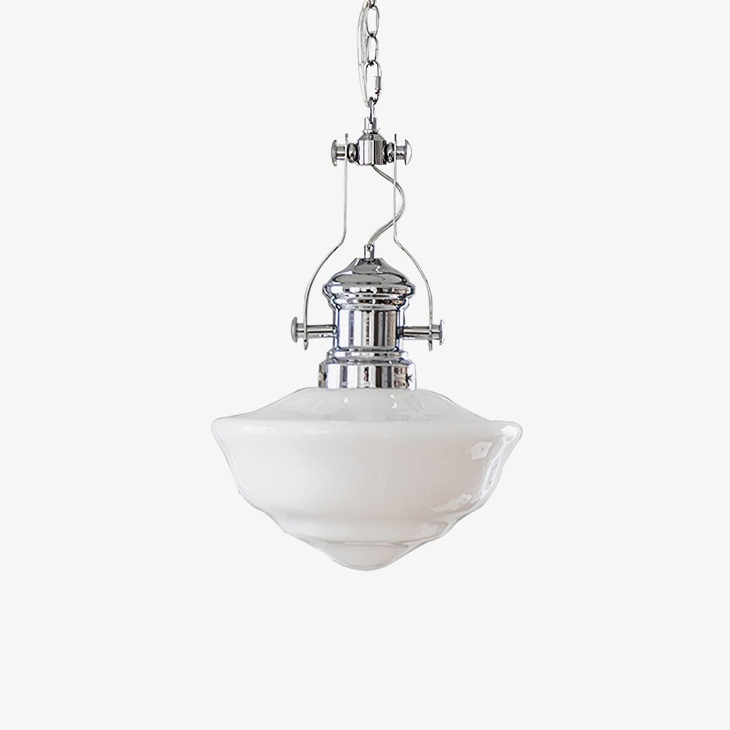 Lavagna Schoolhouse Pendant Light - Handcrafted Glass with Modern Farmhouse Style