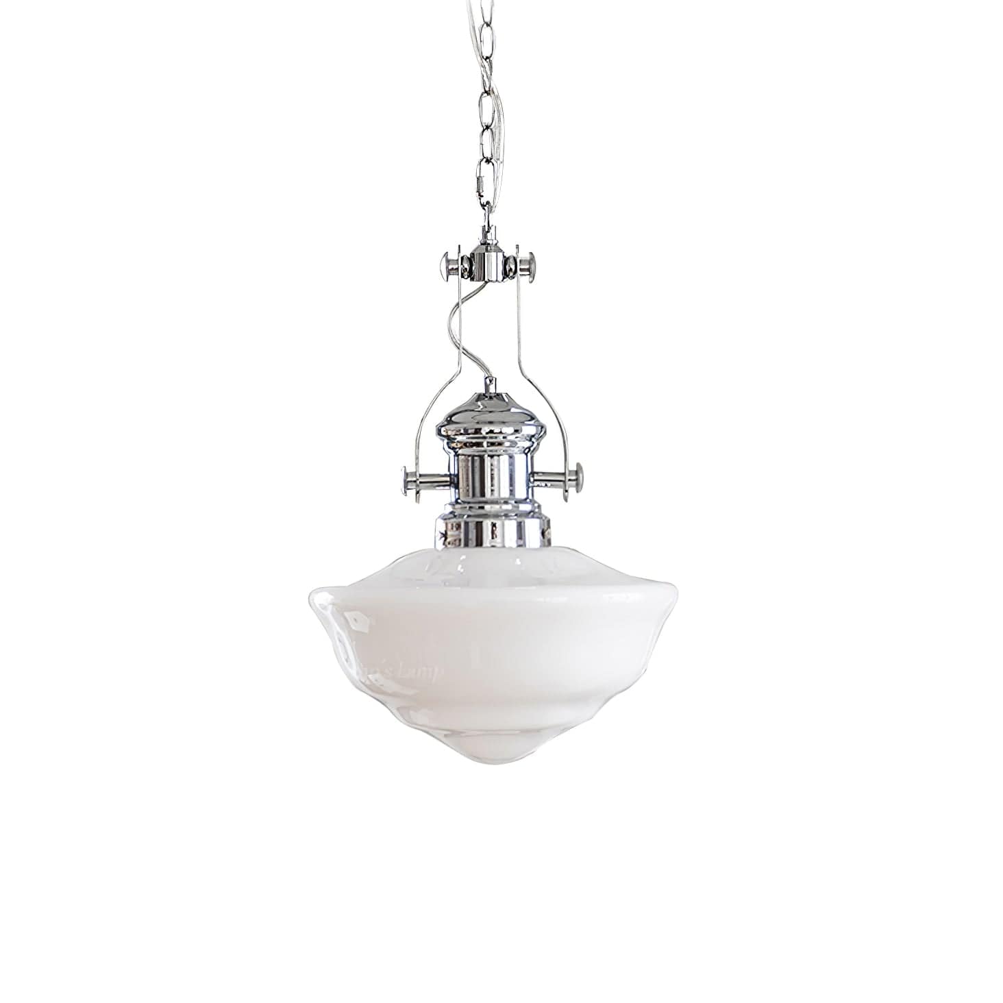 Lavagna Schoolhouse Pendant Light - Handcrafted Glass with Modern Farmhouse Style