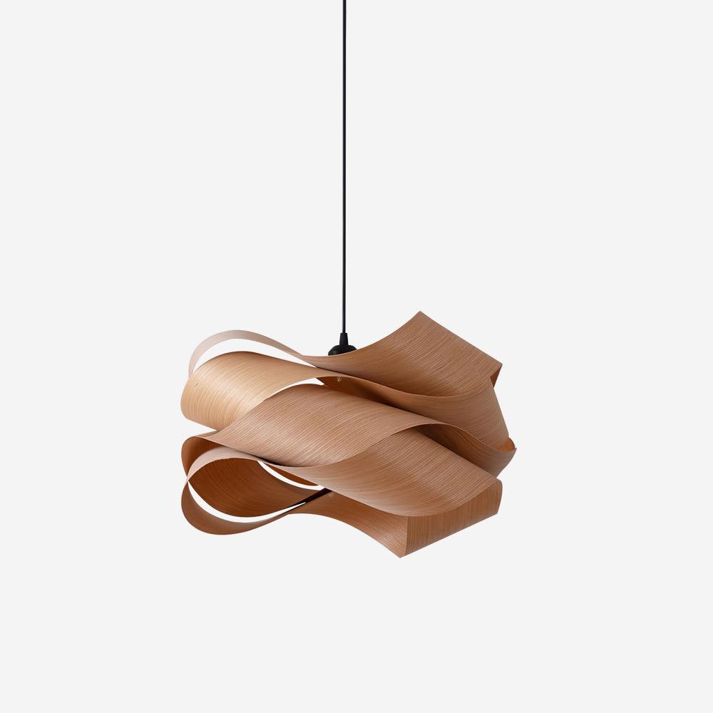 LinkWood Pendant Light – Modern Elegance with Natural Warmth