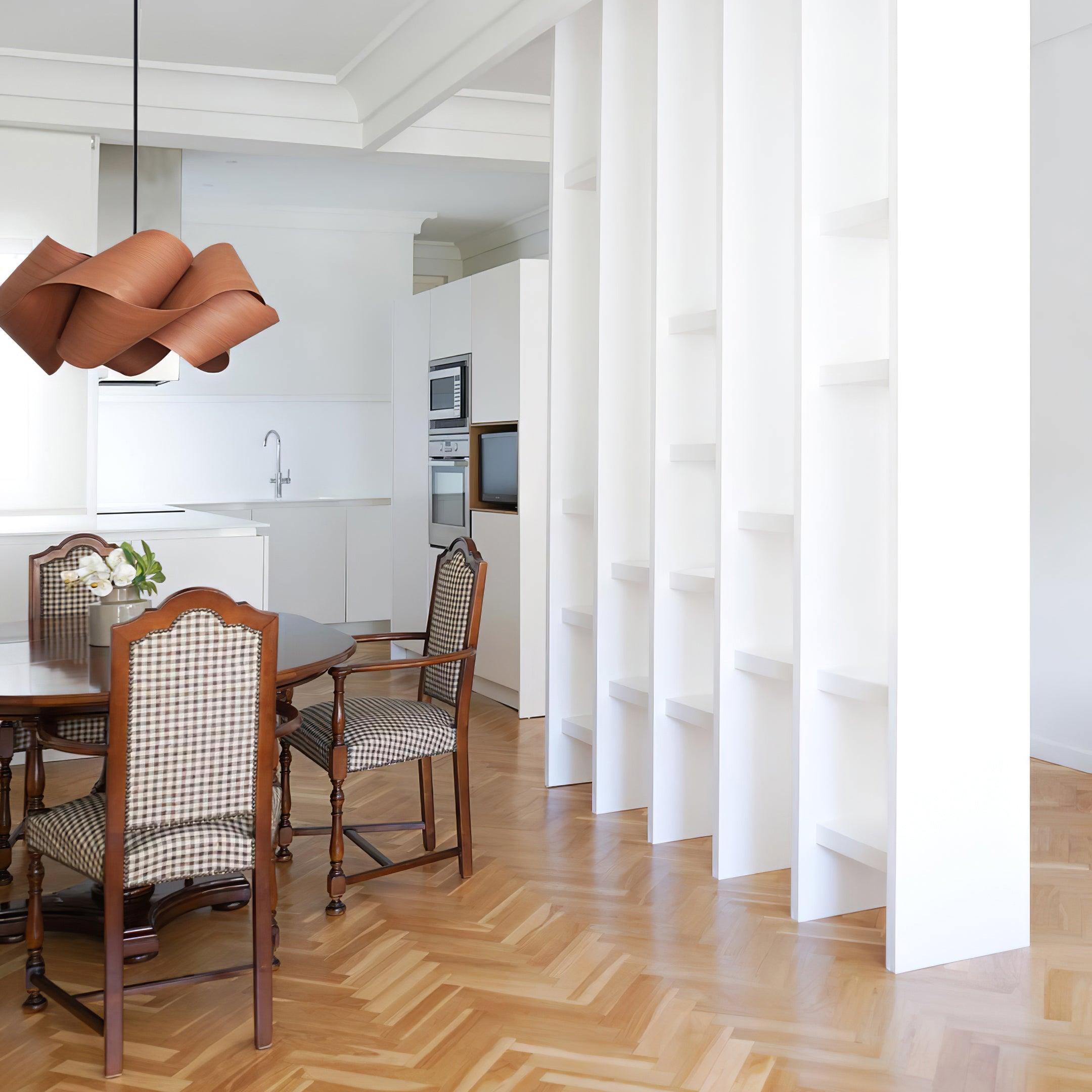 LinkWood Pendant Light – Modern Elegance with Natural Warmth