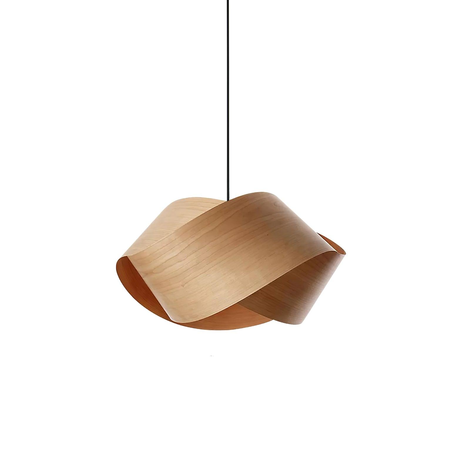 LinkWood Pendant Light – Modern Elegance with Natural Warmth