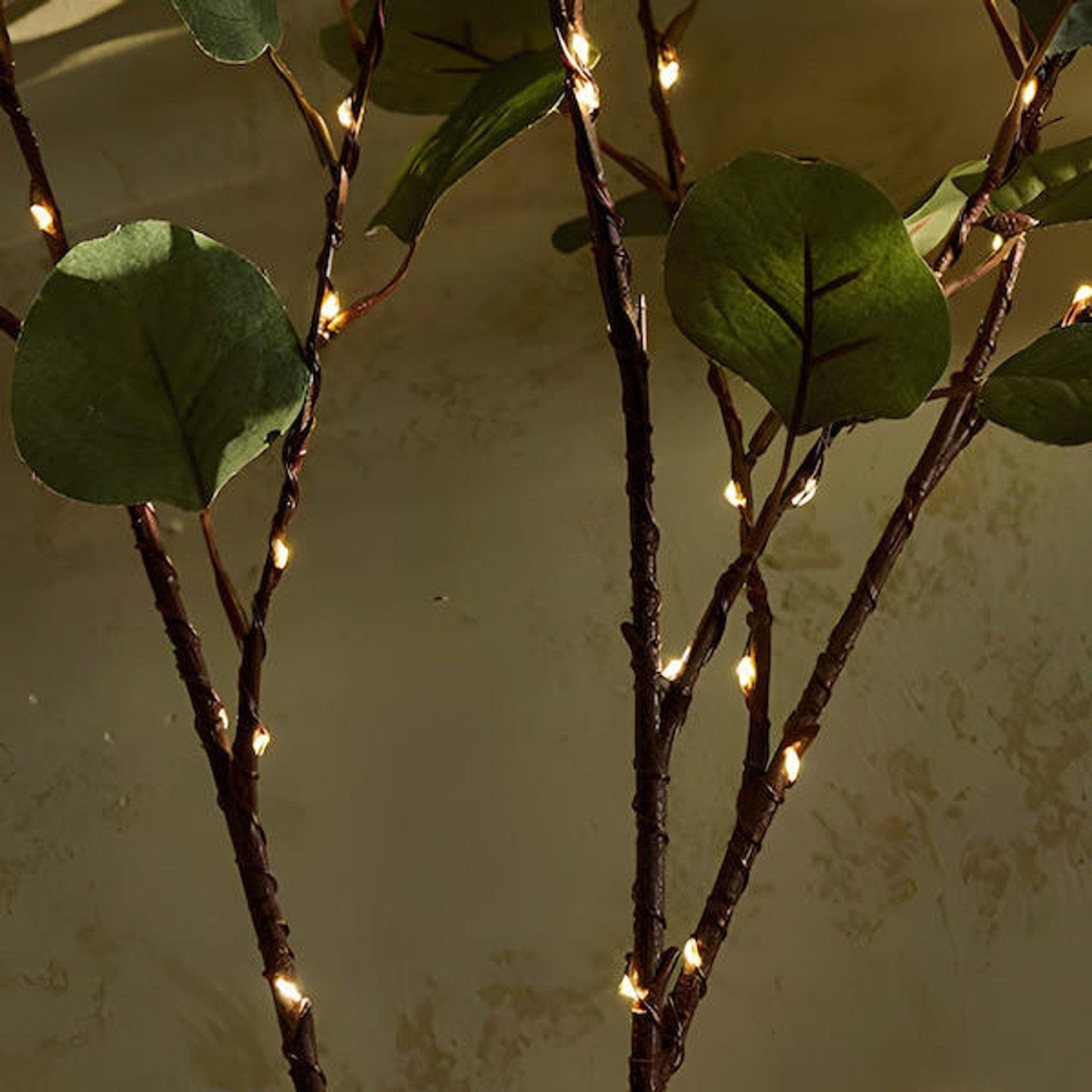 Olive Branch Fairy Lights – Nature-Inspired Twinkling LED Decor