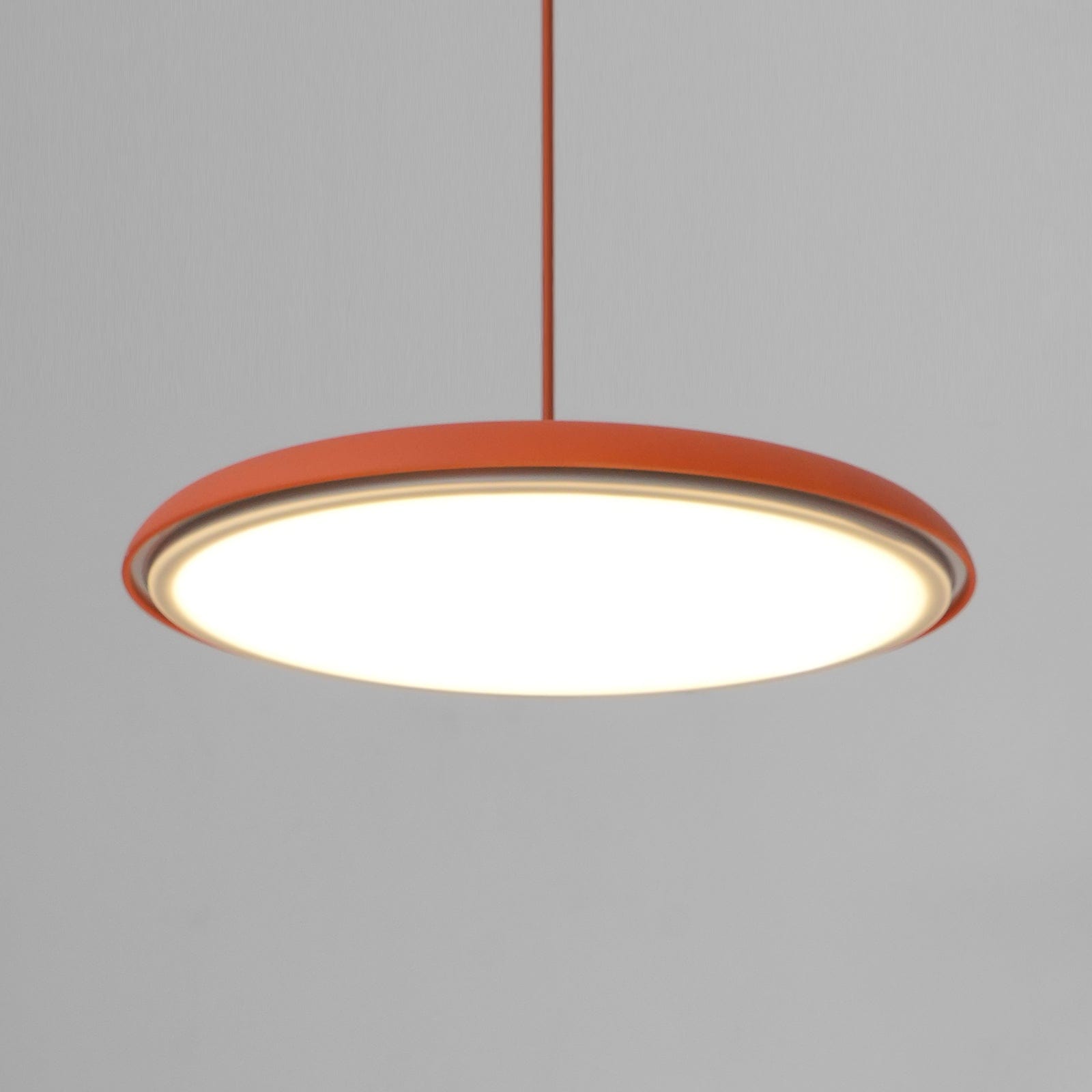 Modern Minimalist Pendant Light with Warm White LED and Metal Acrylic Design