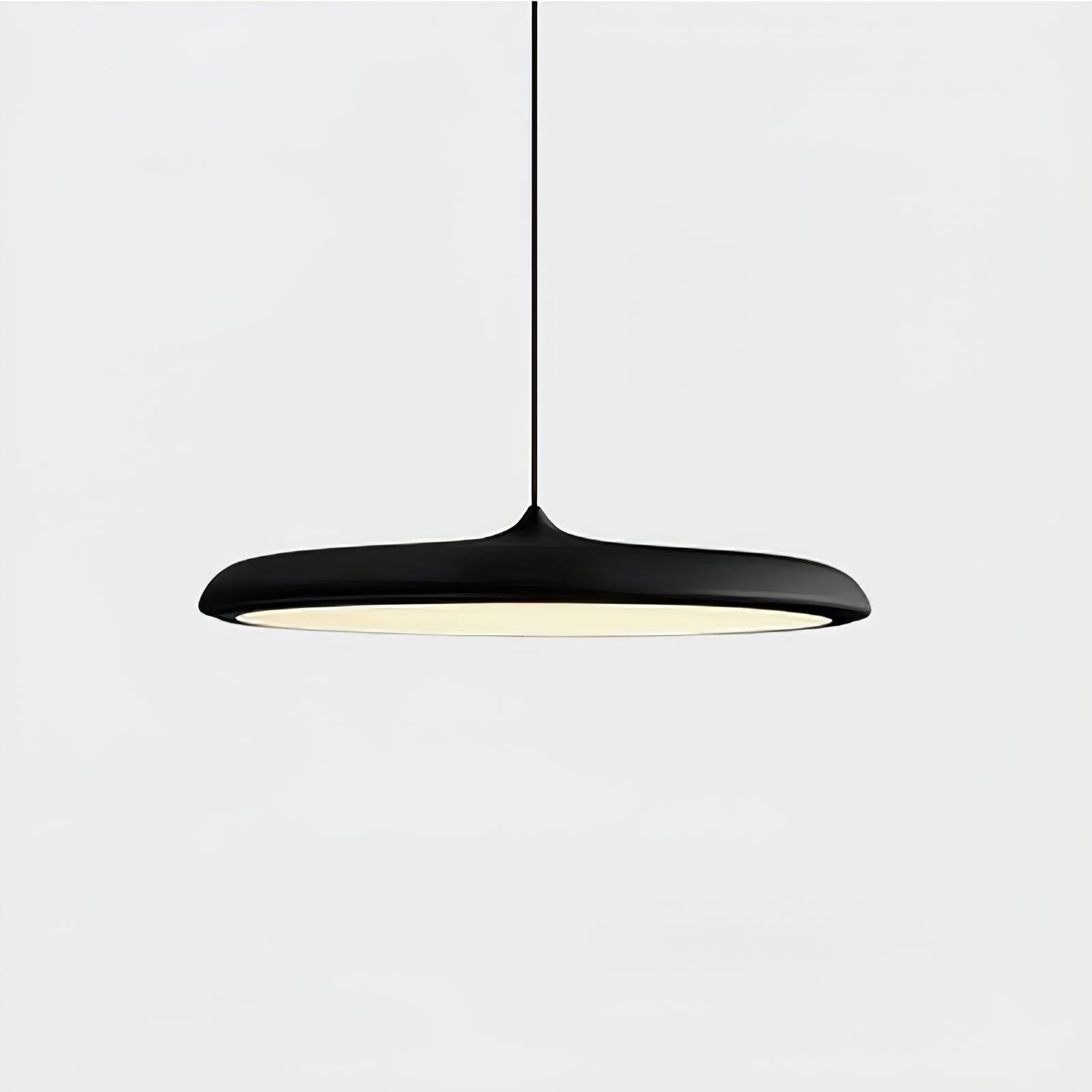 Modern Minimalist Pendant Light with Warm White LED and Metal Acrylic Design