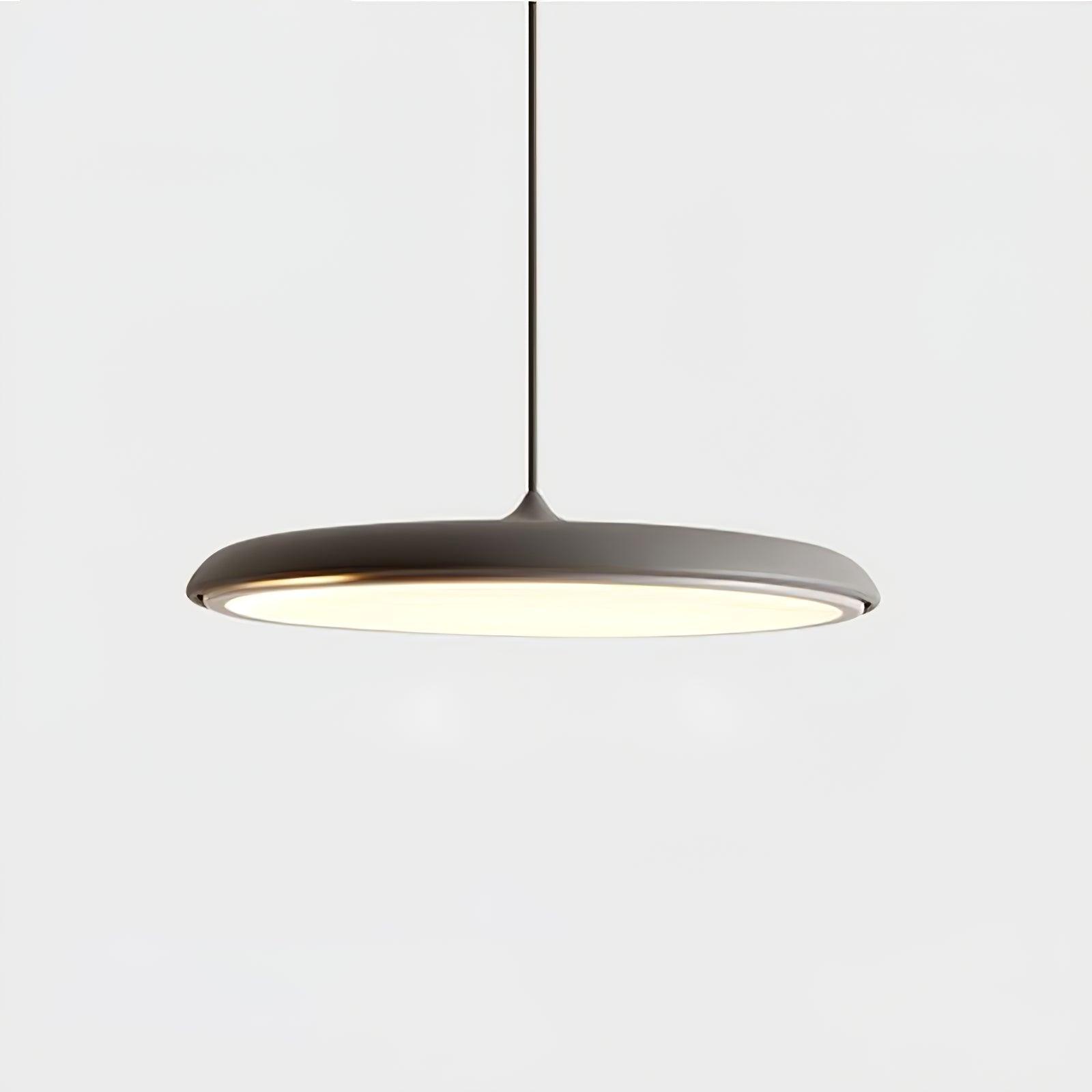 Modern Minimalist Pendant Light with Warm White LED and Metal Acrylic Design