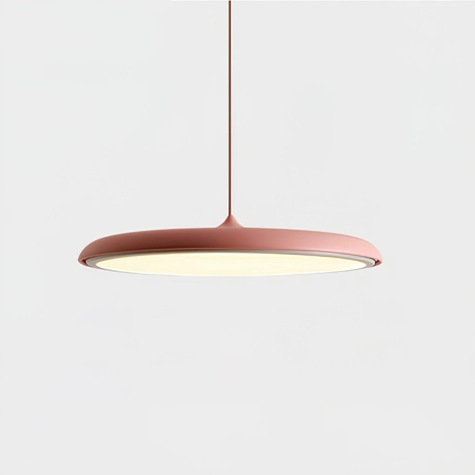 Modern Minimalist Pendant Light with Warm White LED and Metal Acrylic Design