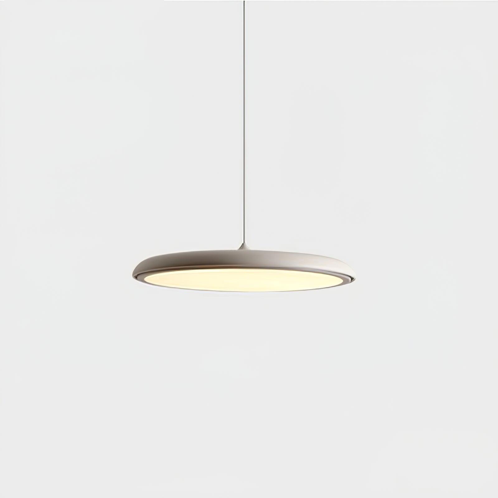 Modern Minimalist Pendant Light with Warm White LED and Metal Acrylic Design