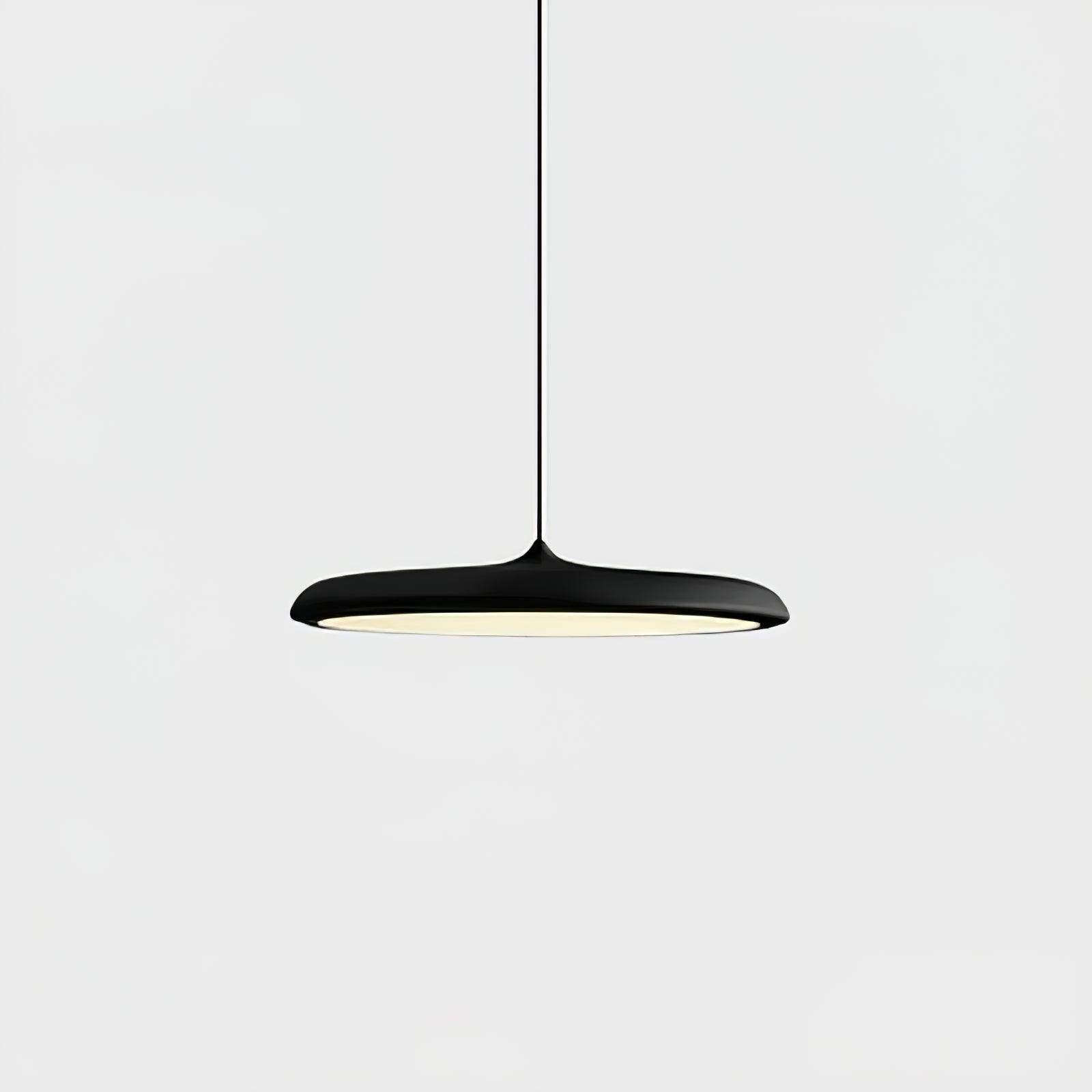 Modern Minimalist Pendant Light with Warm White LED and Metal Acrylic Design