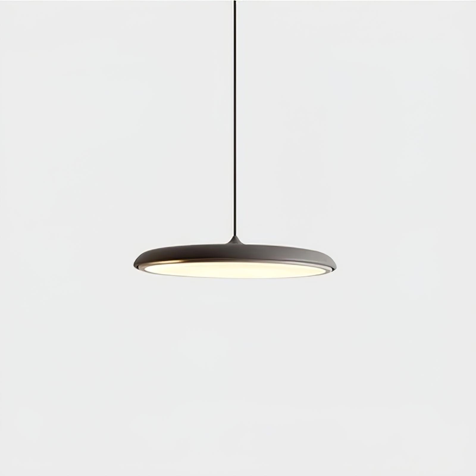 Modern Minimalist Pendant Light with Warm White LED and Metal Acrylic Design