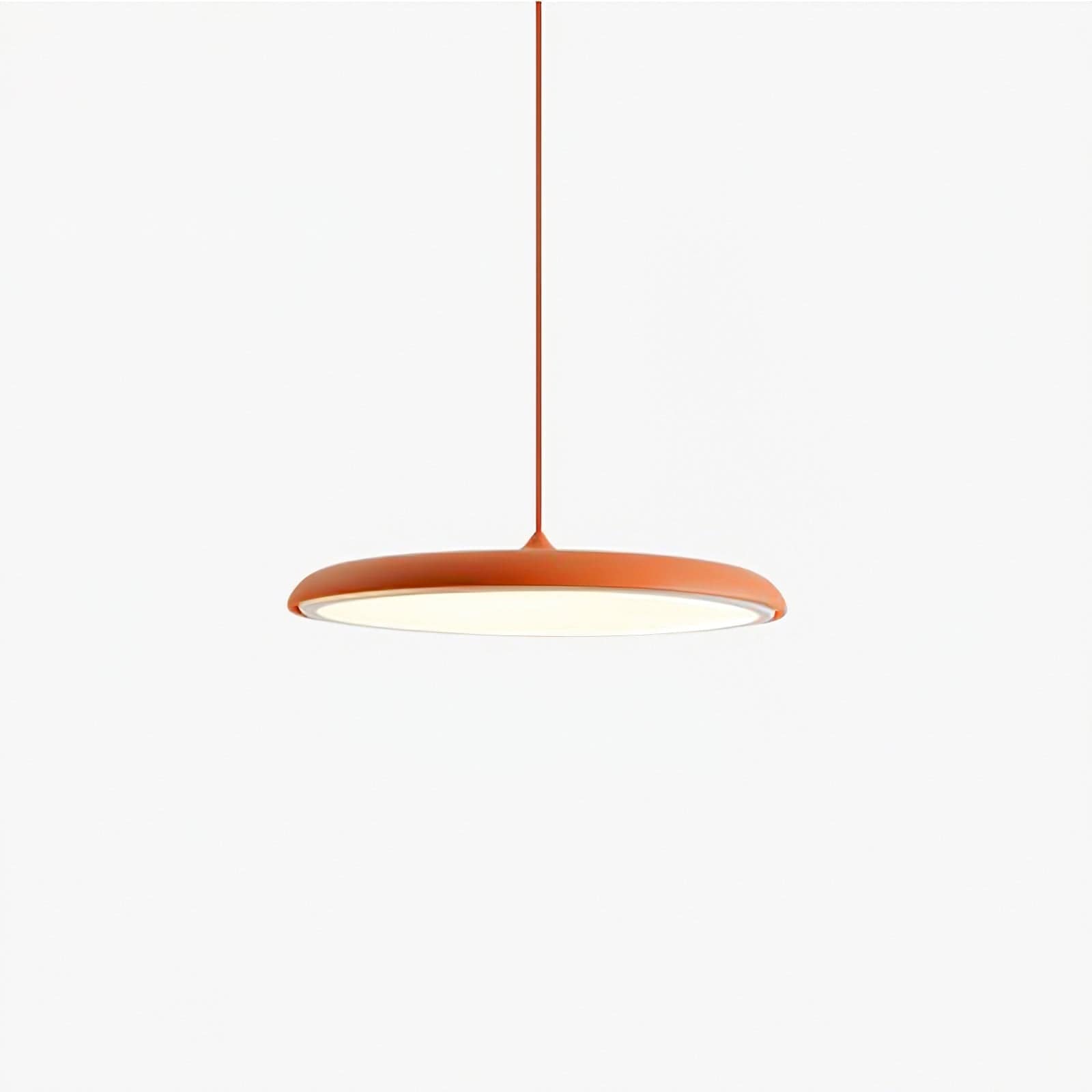 Modern Minimalist Pendant Light with Warm White LED and Metal Acrylic Design