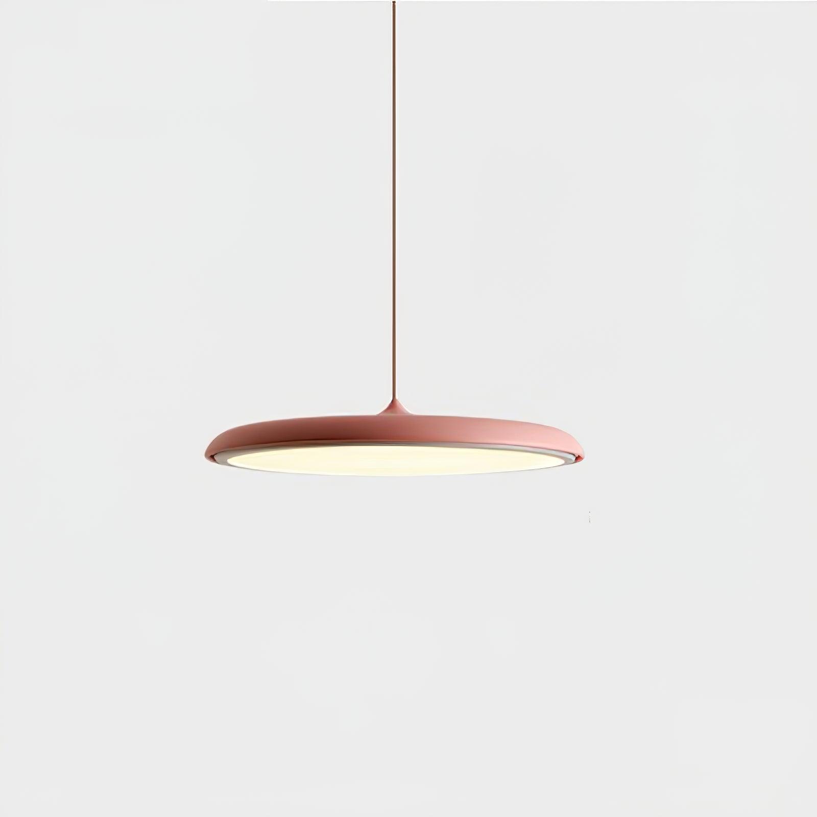 Modern Minimalist Pendant Light with Warm White LED and Metal Acrylic Design