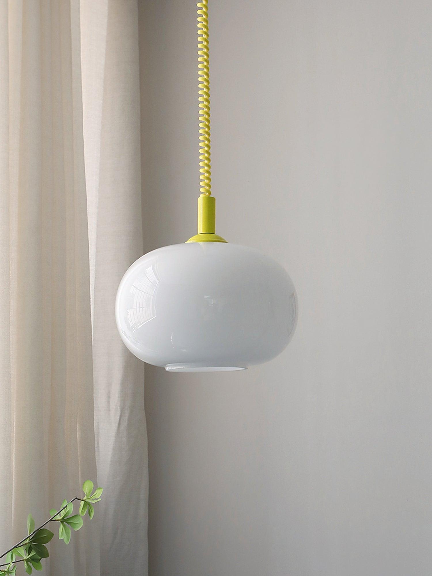 Macaron Spring Pendant Light – Whimsical Charm with Playful Elegance