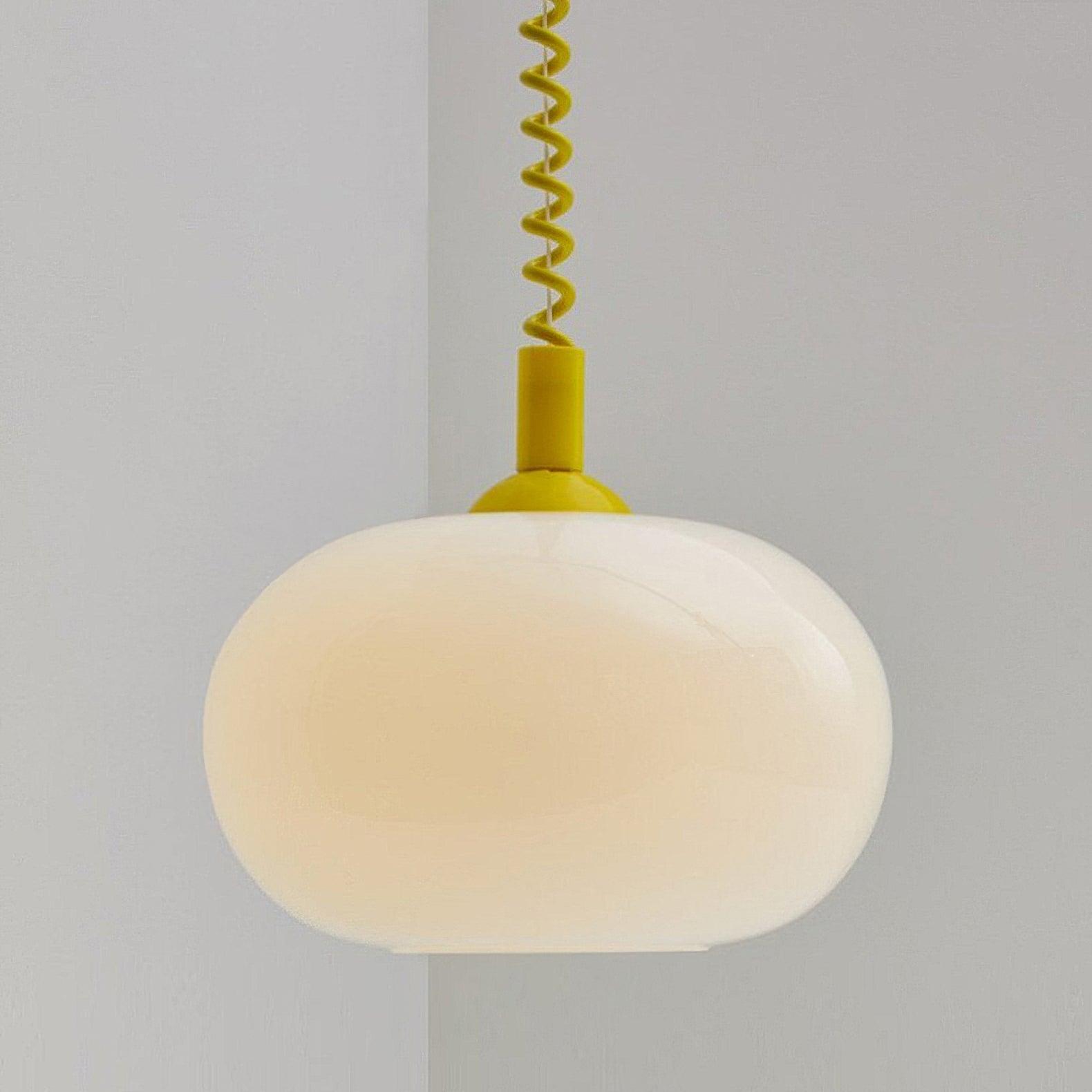 Macaron Spring Pendant Light – Whimsical Charm with Playful Elegance