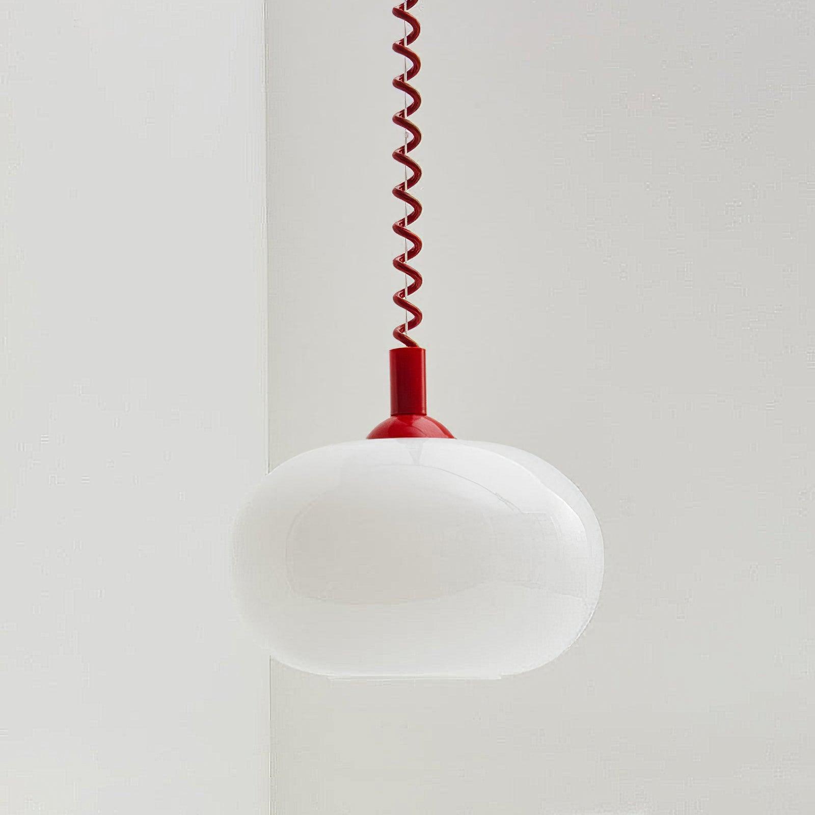 Macaron Spring Pendant Light – Whimsical Charm with Playful Elegance