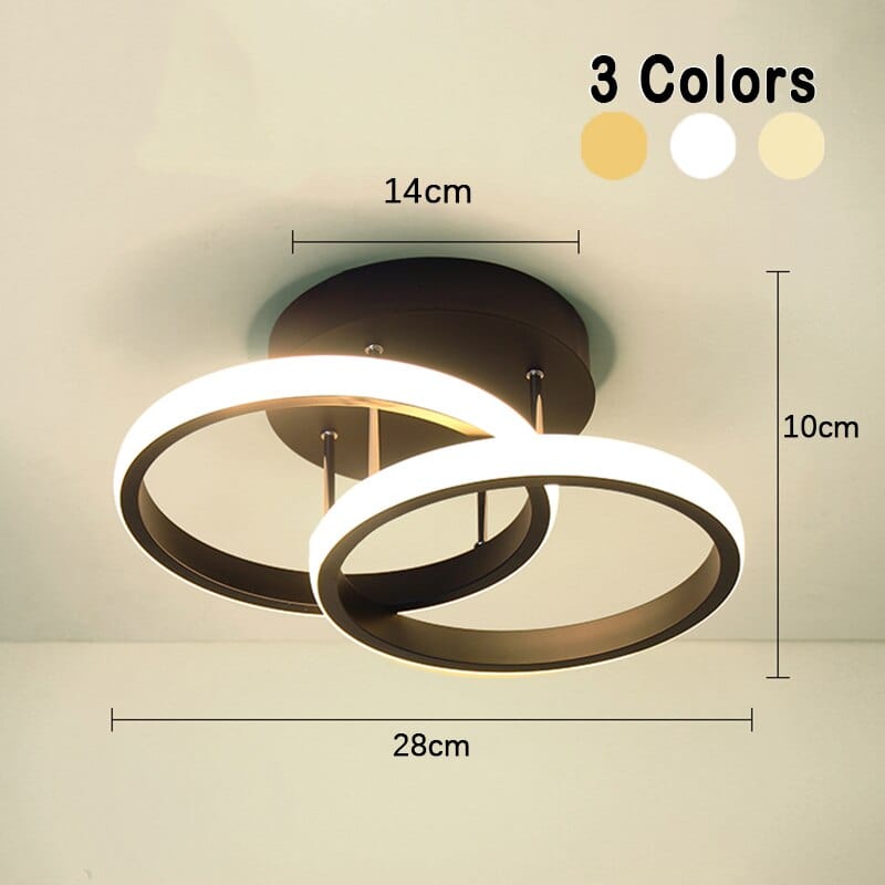 SmartRing LED Ceiling Light – Modern Elegance with Adjustable Lighting