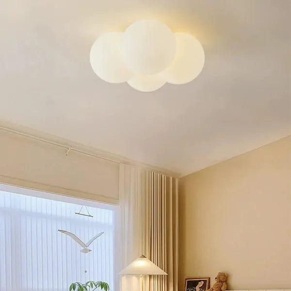 Modern Cloud Hardware Ceiling Lamp - Soft, Contemporary LED Lighting for Serene Spaces