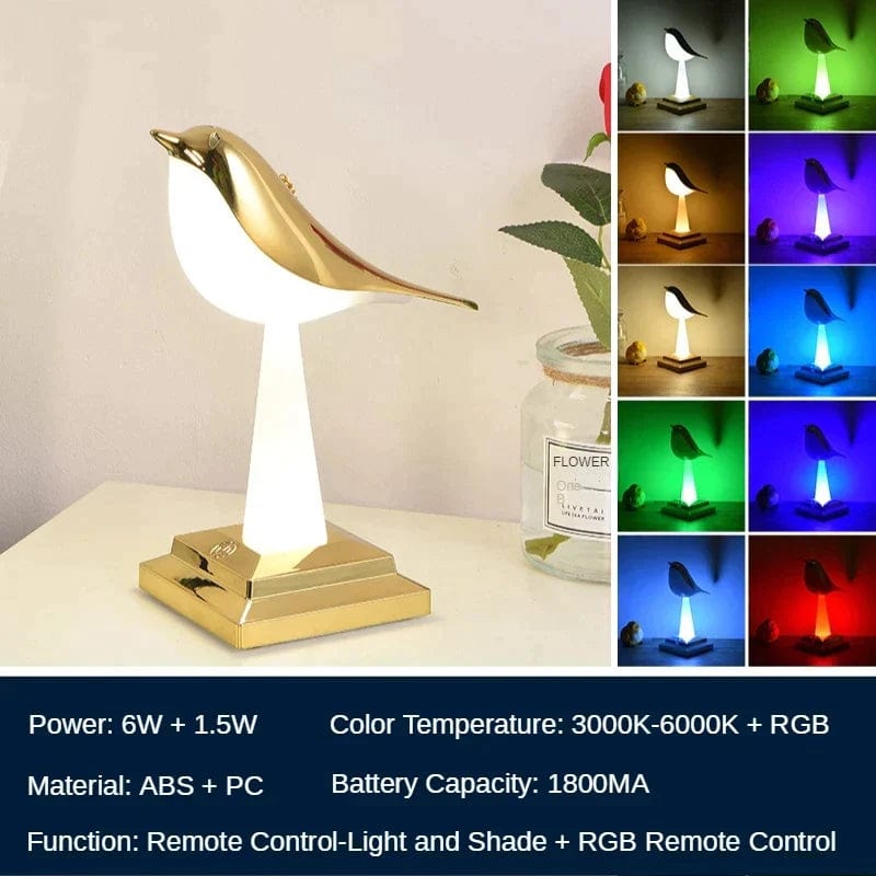 Missbird-V2 Ekster Bird Table Lamp – Nature-Inspired Elegance with Cozy Lighting