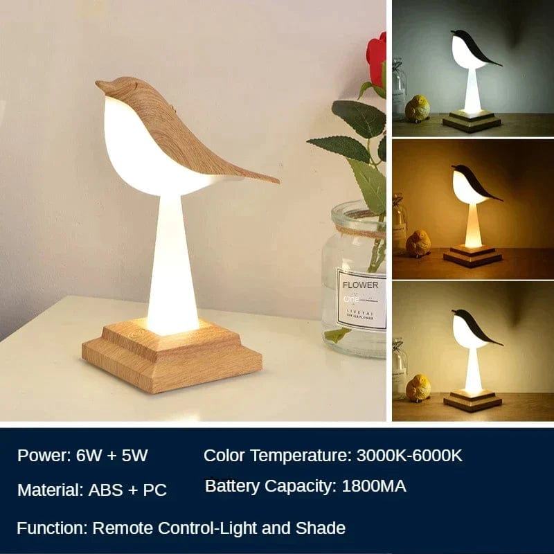 Missbird-V2 Ekster Bird Table Lamp – Nature-Inspired Elegance with Cozy Lighting