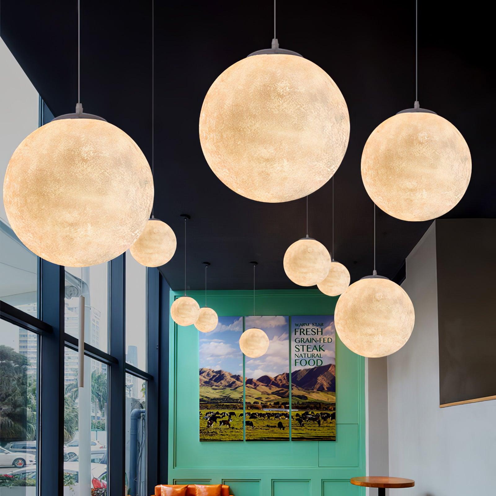 MoonGlow Pendant Light – Celestial Elegance for Your Space