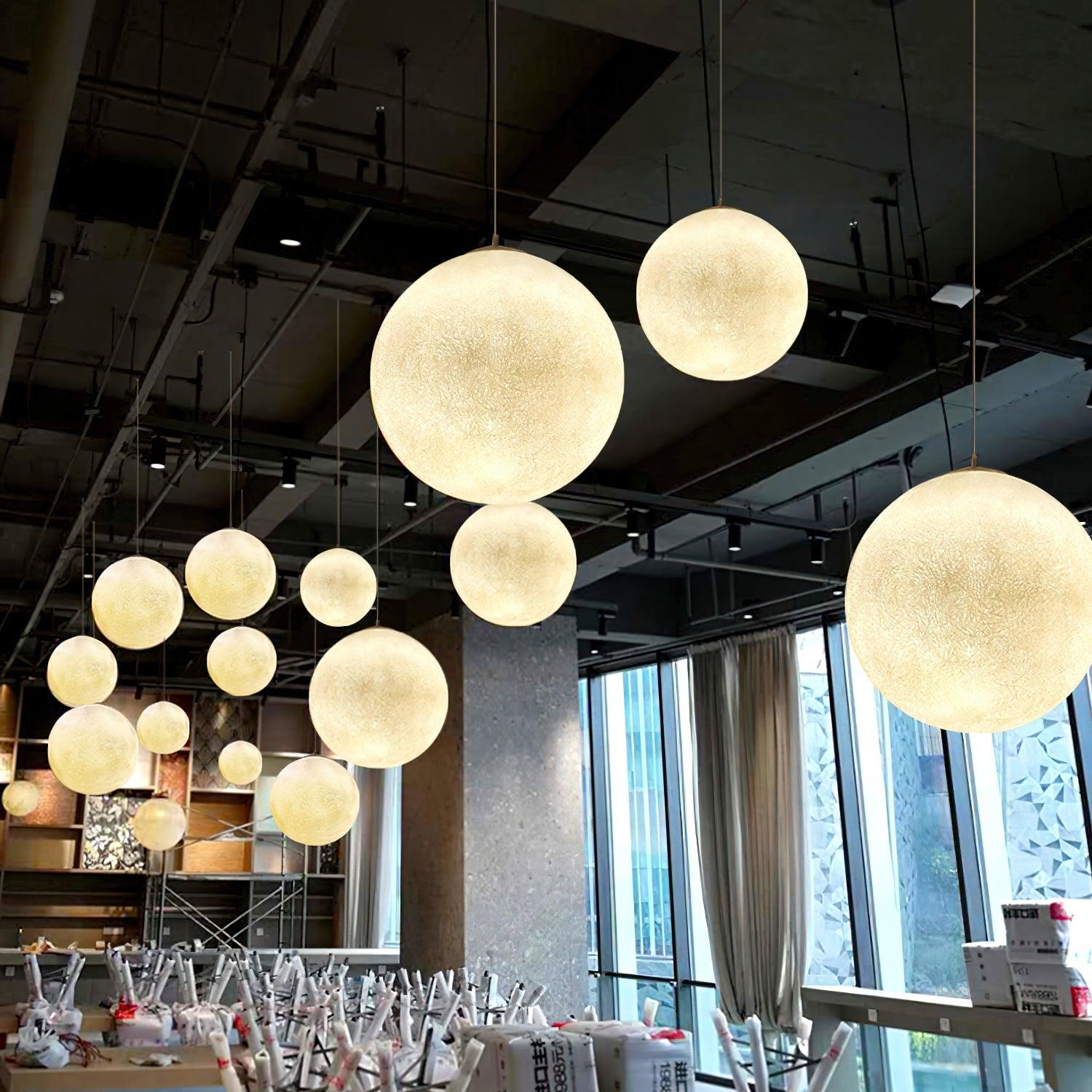 MoonGlow Pendant Light – Celestial Elegance for Your Space