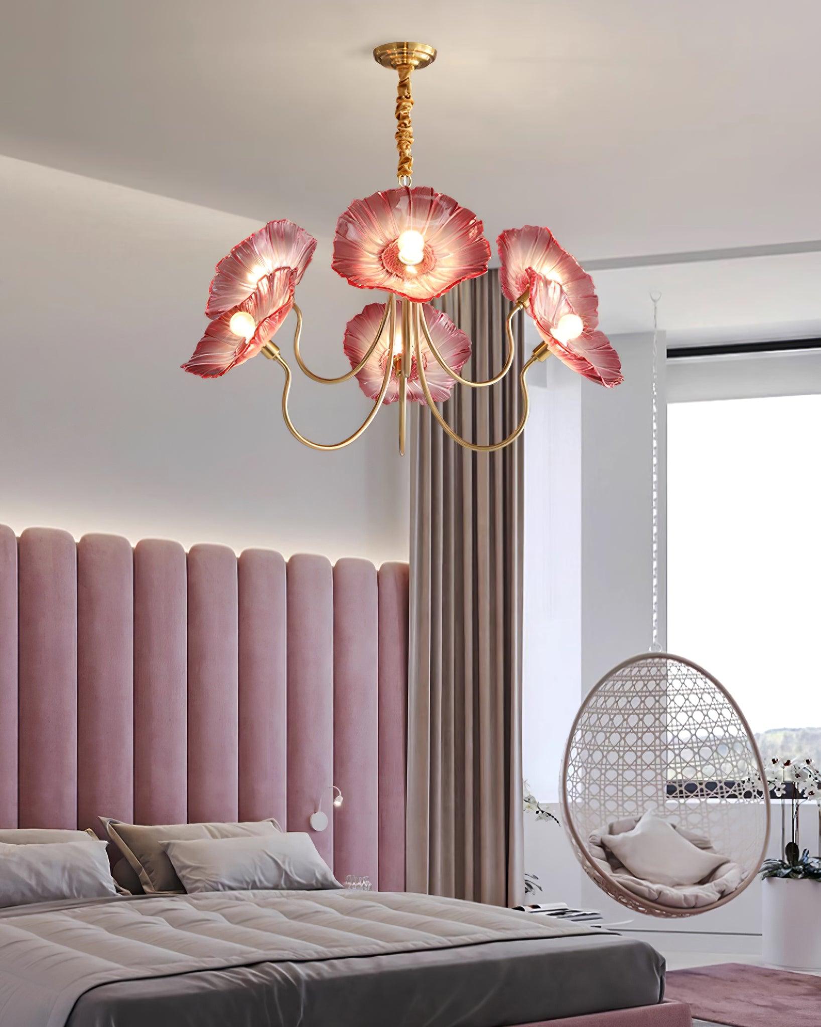 Murano Bloom Chandelier – Artistic Elegance in Glass