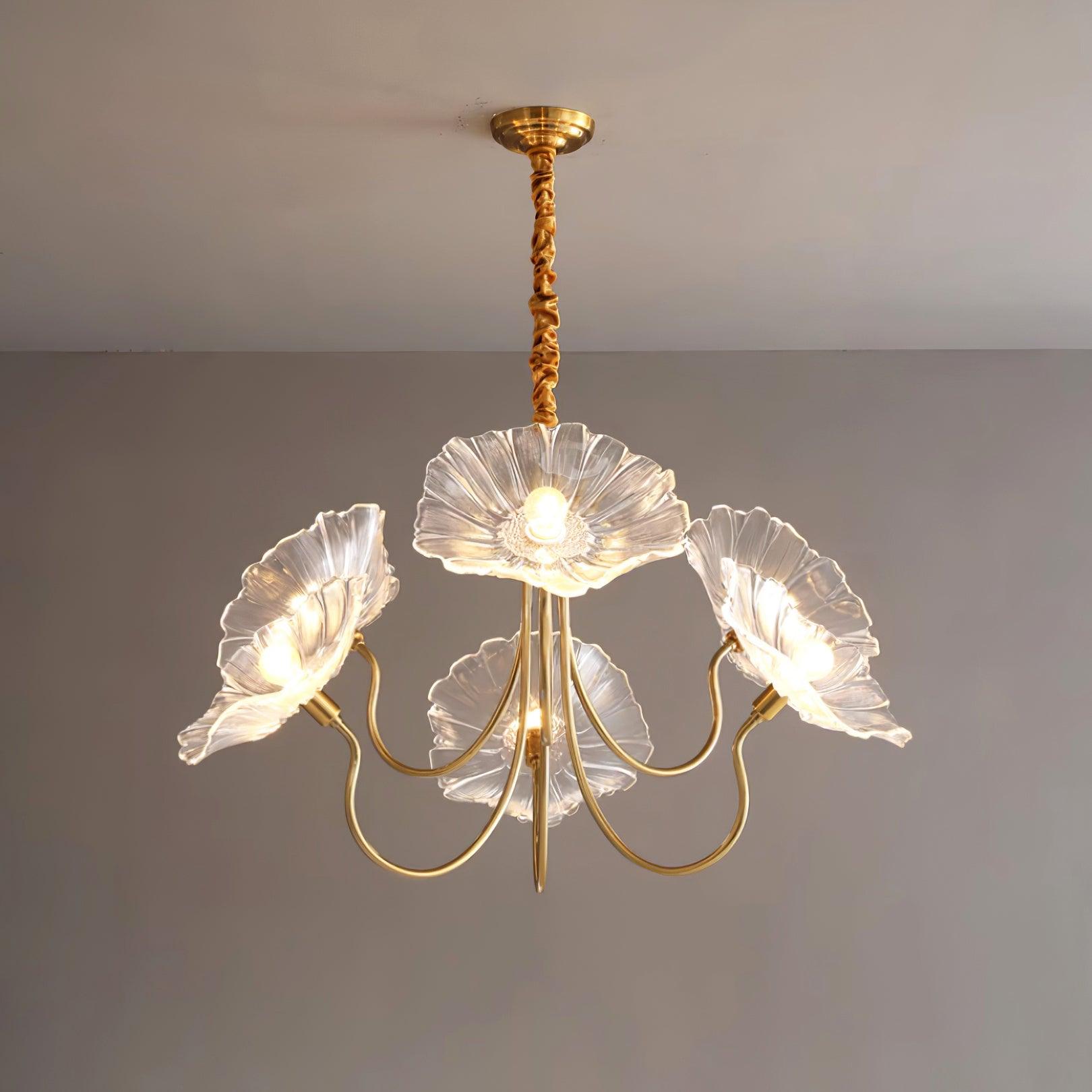 Murano Bloom Chandelier – Artistic Elegance in Glass