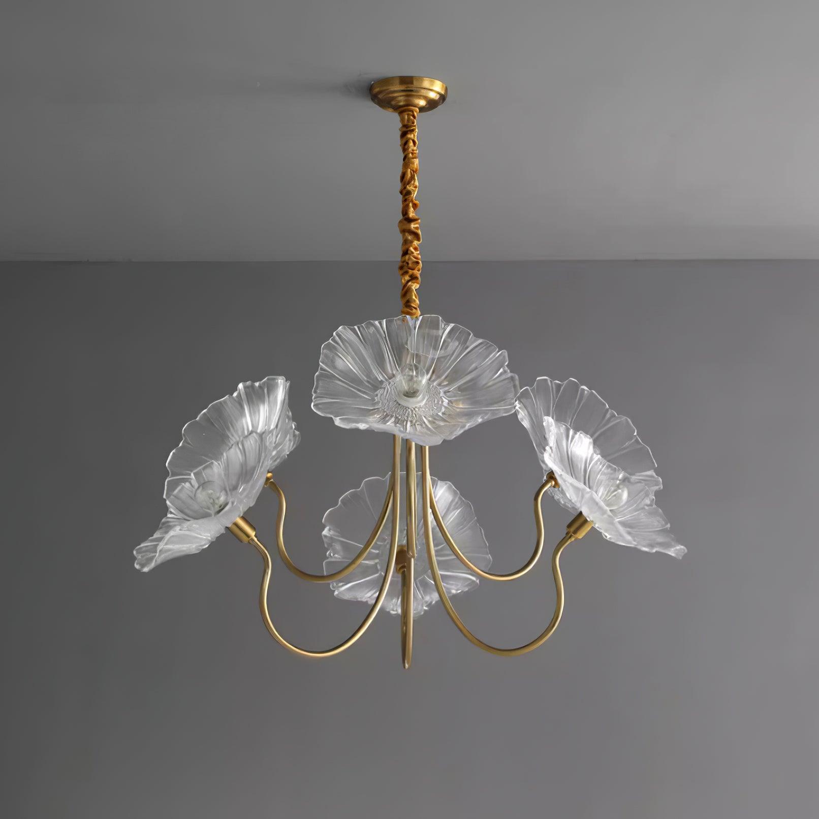 Murano Bloom Chandelier – Artistic Elegance in Glass