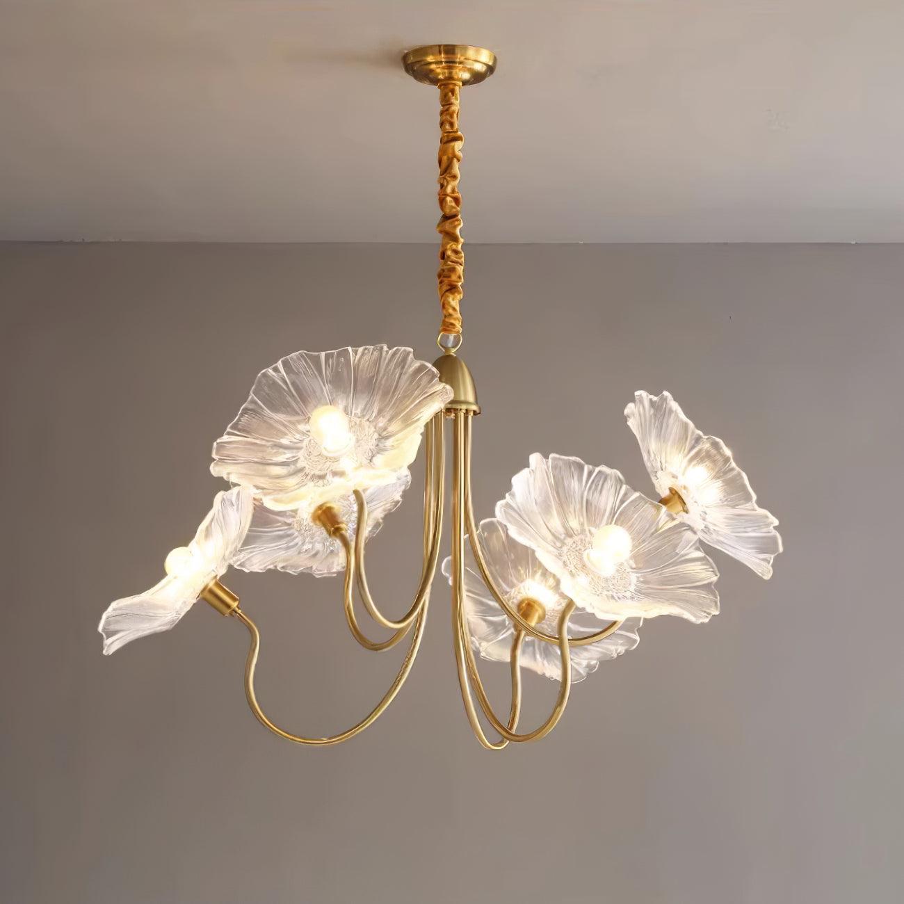 Murano Bloom Chandelier – Artistic Elegance in Glass